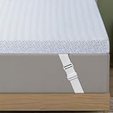 3 Inch Queen Size Firm Mattress Topper, Cooling Gel Memory Foam Mattress Topper for Pressure Relief, Extra Firm Mattress Topper Non-Slip Design with Removable & Washable Cover, CertiPUR-US