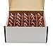 Creative Hobbies® Transparent Orange C7 Light Bulbs - 7 Watt, Steady Burning, Candelabra Base - Ideal for Halloween Pumpkin Lights & Christmas | Box of 25