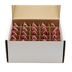 Creative Hobbies® Transparent Orange C7 Light Bulbs - 7 Watt, Steady Burning, Candelabra Base - Ideal for Halloween Pumpkin Lights & Christmas | Box of 25 Creative Hobbies Transparent Orange C7 Light Bulbs 7 Watt Steady Burning Candelabra Base Ideal for Halloween Pumpkin Lights Christmas Box of 25