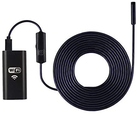 Microware WiFi Snake Camera with 8 LEDs – Wireless Endoscope Camera Takes HD Photos and Videos – Endoscope Compatible iPhone, Android, Windows (2Meters)