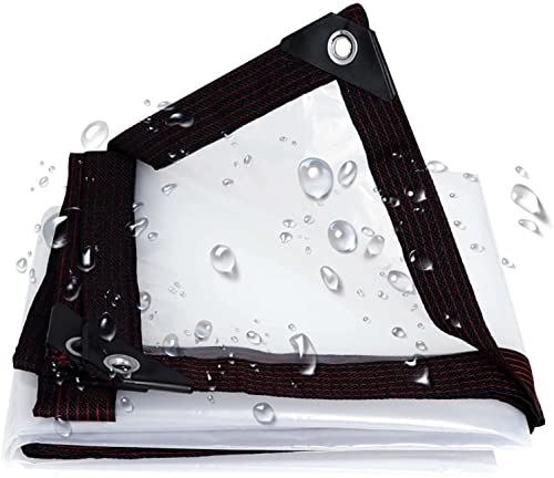 Lonas transparentes heavy duty 1x1m impermeables con ojales 2