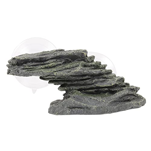 COSMEVIVI カメ 浮遊 島 乾燥 テーブル 水生 カメ 水槽 アクセサリー 大型 カメ 日光浴 プラットフォーム 水槽 石 カメ 水槽 アクセサリー カメ 水槽 装飾 日光浴 岩