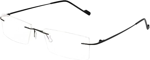 RSINC Rimless Light weight, Flexible frame/eyeglass/Spectacle, For Men And Women, Modern, Business, Collage, Fashion, Scho...