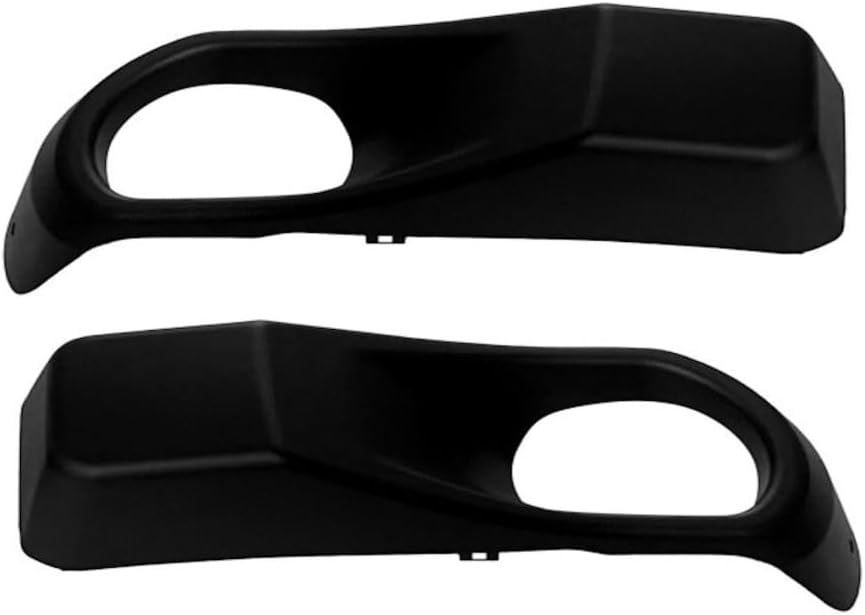 For Jeep Gladiator 2020 21 22 23 2024 Fog Light Bezel Driver And Passenger Side | Pair | Front | PP Plastic | Rubicon and Moab | With Steel | Replacement For CH1038221, CH1039221 | 191275834381, 19127