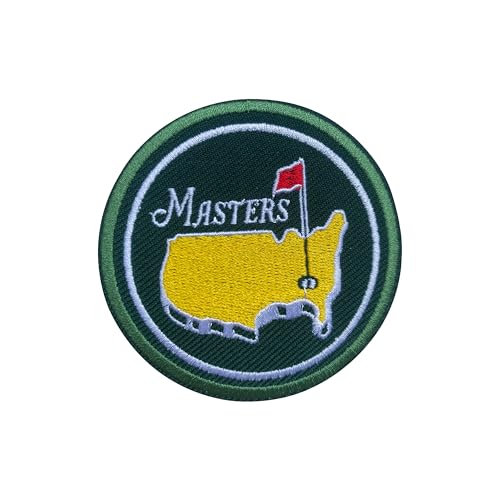Zolawe Golf Master Patch Sew On Iron On Embroidery Patches for Clothes Backpacks Hats Jeans Bags Embroidered Patches Golf Aesthetic Patches DIY Iron On Patch for Golfers Gift for Golf Lovers