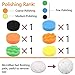 Car Headlight Restoration Kit, 3 Inch Car Polishing Sanding Discs with 1/4 Inch Shank Backing, Scouring Pads, Buffing Sponge, Soft Interface, Woolen Buffer, 41PCS