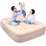 BOOMAX エアーベッド 電動 エアーマット 厚手 約40cm アウトドア キャンプ 耐荷重450kg 自動膨張 電動ポンプ内蔵 エアーマットレス 防災 車中泊 家庭用 来客用 枕付き 折りたたみ式 収納袋付き 防水 軽量 コンパクト ダブル