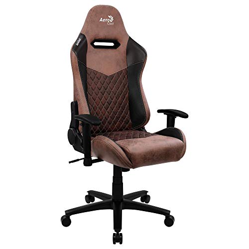 Aerocool-DUKE-Silla-Gaming-AeroSuede-Transpirable-Respaldo-Ajustable-Rojo