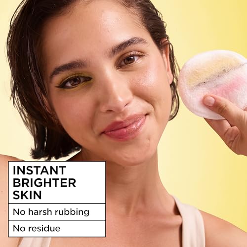 Garnier Micellar Water with Vitamin C, Facial Cleanser & Makeup Remover, Brightening & Hydrating, For All Skin Types, Vegan, Cruelty Free, 13.5 Fl Oz (400mL), 1 Count