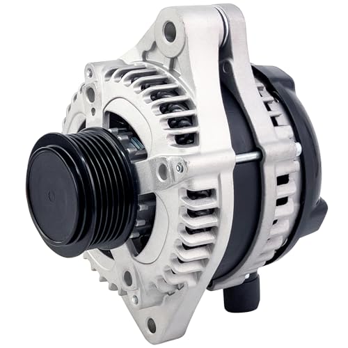 11573N 130Amp 12V New Alternator Fit for Honda Odyssey 2011-2013 for Honda Pilot 2012-2015 for Honda Ridgeline 2012-2014 V6 3.5L Replace 104210-1240 31100-RV0-A01