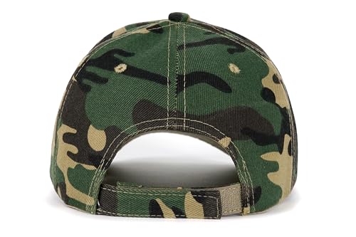 Image of Edoneery Men Women Baseball Cap-Low Profile Adjustable Washed Cotton Golf Dad Hat