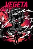  Vegeta Notebook: 110 Wide Lined Pages - 6\" x 9\" - Planner, Journal, Notebook, Composition Book, Diary for Women, Men, Teens, and Children