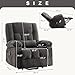 BOSMILLER Power Lift Recliner Chair Recliners for Elderly with Heat and Massage Recliner Chair for Living Room with Infinite Position and Side Pocket,USB Charge Port