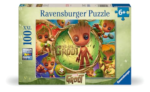 Ravensburger - Puzzle 100 pièces XXL - Nous Sommes Groot ! - Marvel