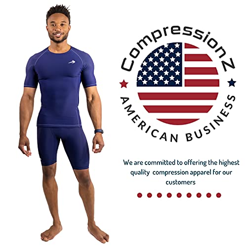 Compressionz Compression Shorts Men - Compression Underwear For Sports - Long Workout, Athletic, Biking, Running Mens Spandex #TOP4