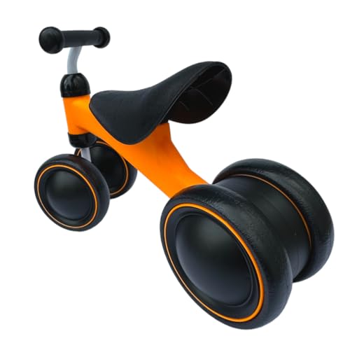 Bicicleta De Equilibrio Infantil Bebe Kidino BalanceRide Motoca Triciclo Leve e Durável (Laranja)