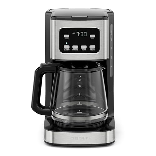 La mejor selección de Precio de Cafeteras en Walmart los más recomendados. 43 Chefman Cafetera programable de 12 tazas, cafetera eléctrica, apagado automático, pantalla digital con función de preparación automática, olla antigoteo, filtro reutilizable...