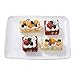N9R 10Pcs White Plastic Serving Trays,11