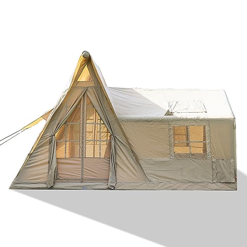 Carpa inflable grande para camping con protección solar miniatura 1