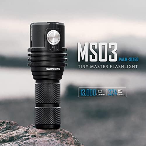 IMALENT MS03 Brightest EDC Torch 13 000lumens, Small Tactical