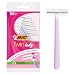 BIC Twin Lady Disposable Razors for Women, 2 Blade, Pastel Colours, Pack 10