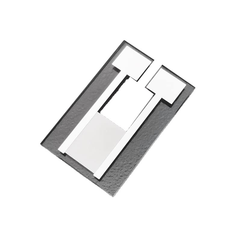 5pcs Platinum interdigital electrode Pt quartz glass gas humidity biosensor MEMS photoelectric detection electrochemistry (Finger pitch 10 microns)