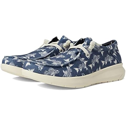 ARIAT Men's Hilo Slip-On Sneakers, Bonefish Blue Cover