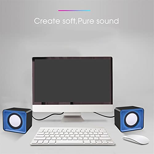 Altavoces de música de 3.5mm compactos para mejorar el audio de portátiles con sonido estéreo 3