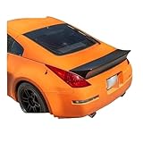 Spoilers for 2002-2008 Compatible for Nissan 350Z Fairlady Z34 | Rocket Bunny Style Duckbill Rear Trunk Lid Wing Spoiler (ABS Plastic - Matte Black)