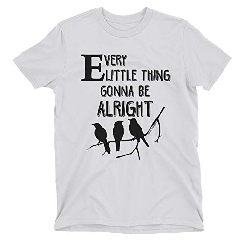 Free Will Shirts Every Little Thing Gonna Be Alright - Womens Reggae Music Organic Cotton T-Shirt