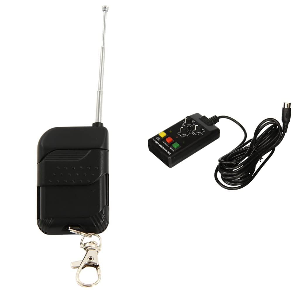 CHAUVE DJ LED Lighting (FC-W) and Fog Machine Timer Remote Control Bundle