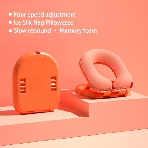 Almohada ergonómica de espuma para viaje portátil miniatura 6