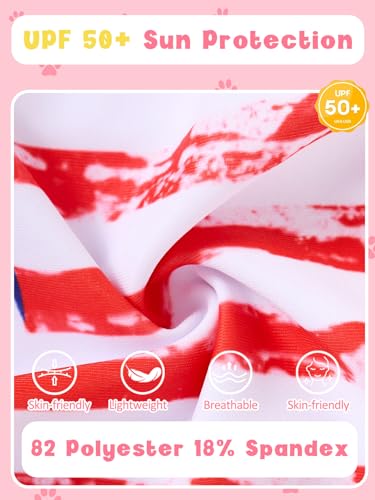 Image of Toddler Girls One Piece Ruffle Swimsuit Mermaid Bathing Suit 2-7Y | UPF 50+ quick-dry girls swimsuit,Cute flutter sleeves and ruffled hem,Mermaid Swimwear for pool,party,beach vacation.