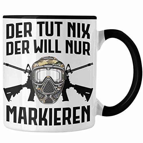 Trendation - Paintball Tasse Geschenk Männer Der Tut Nix Paintballspieler Geschenkidee Lustig...