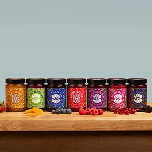 Good Good Assorted No Added Sugar Keto-Friendly Jams 3 Pack - Blueberry, Raspberry, And Strawberry Jam - Low Carb, Low-Calorie Vegan Breakfast Options #TOP4