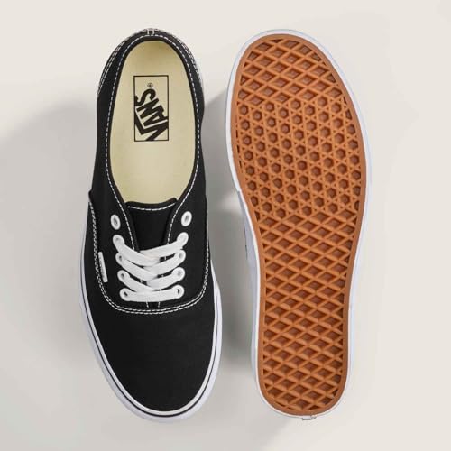 Vans Vans Authentic Mens 10.5/Womens 12,Color: Black/White