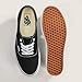 Vans Adult Authentic Core Classics, Black, Men 5.0, Women 6.5