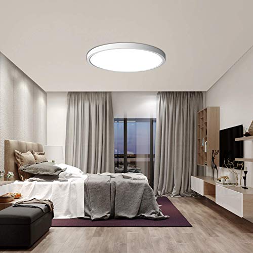 Ocioc OSK300-20W-T-WEMA5C4 12 Inch Flush Mount Ceiling Light Fixture Dimmable White thumb #4