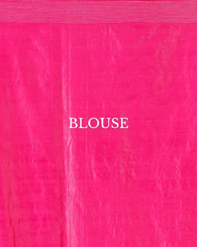Indiehaat pink handloom silk saree in katan silk – image 5