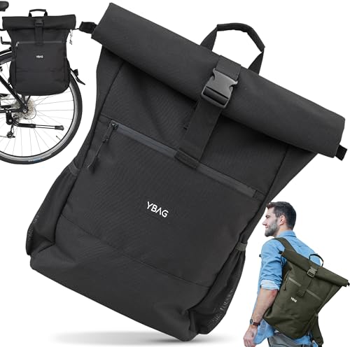 YBAG Daily - 2in1 Nachhaltige Fahrradtasche für Herren & Damen - Geeignet...