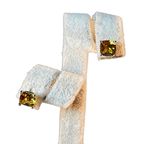 Tingle Alexandrite Stud Earrings For Men Cushion Diaspore Stud Earrings Unique Color Change Gem Stud Earrings Fine Jewelry Sterling Silver Stud Earrings For Women #TOP3