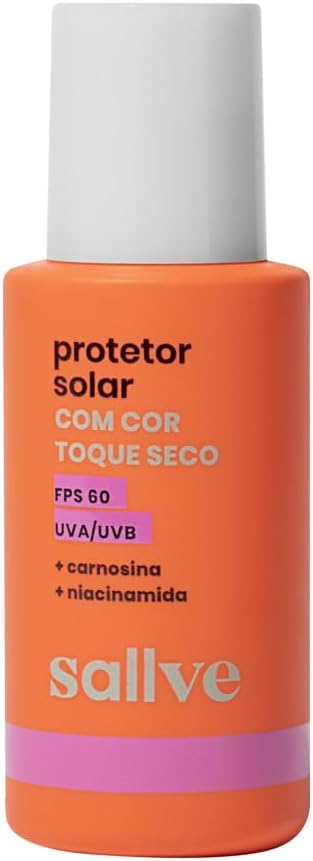Sallve Protetor Solar com Cor FPS 60 — melhor tinted Brasil