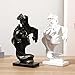 JXCBXJ Couples Kiss Sculpture,Abstract Art Couple Sculpture Home Furnishing Resin Statue Decoration Romantic Statue Used for Home Decoration, Wedding, Gift.