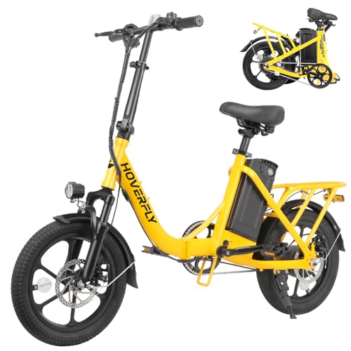 Image of Hoverfly Electric Bike for Adults, 26 inch /16 inch Models, 750W /500W Peak Motor, Up to 20 /15.5MPH, 48V /36V Removable Battery, Up to 40 /28 Miles Range, UL2849 Certified, Electric Bike for Commute /Leisure /Trail
