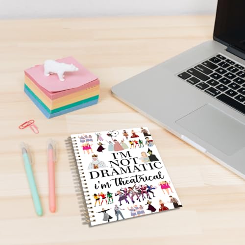Carnet de notes musique à spirales avec couverture rigide haute résistance