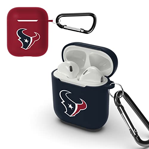 SOAR NFL Protective Case For Ear Buds- 2 Pack, Houston Texans