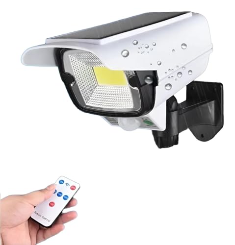 Image of Solar Light Outdoor 77 Led Motion Sensor Security Camera Shaped Wall Solar Lamp,Waterproof, Rotatable for Home, Outdoor, Garden, Balcony, and Patio with Remote Control. (Pack of 1)