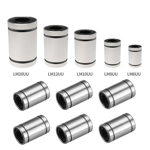 Roulements rigides à billes LM6LUU de type long finition ABEC-7 - 5
