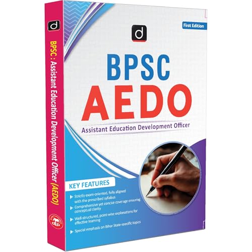 Image of DRISHTI IAS BPSC AEDO Book 2025, Assistant Education Development Officer, Exam-Oriented Guide, As per BPSC Syllabus, Bihar State-Specific Preparation