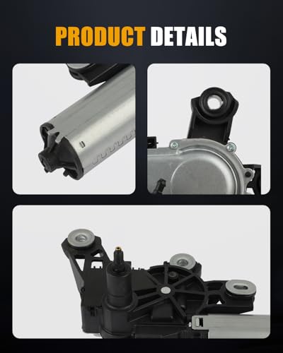 Image of ROADFAR Rear Windshield Wiper Motor Compatible for Audi for Q5 2014 2015 | For Audi For Q5 2014 2015|Replace 8R0955711B|8R0955711C|8E9955711A|8E9955711B|8E9955711C|8E9955711D|4 Pins